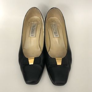Black Bow High Heel Shoes